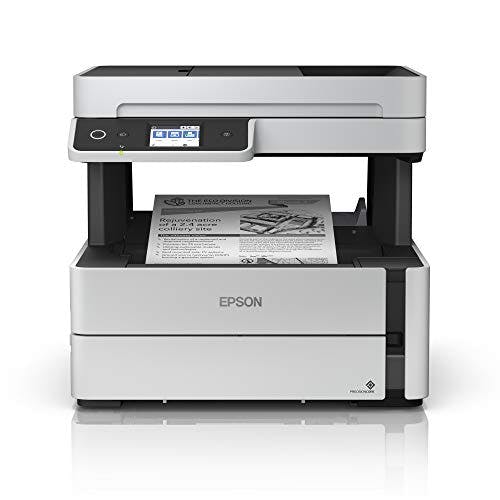 Epson EcoTank ET-M3170 Wireless Monochrome All-in-One Supertank Printer with ADF, Fax and Ethernet PLUS 2 Years of Unlimited Ink*