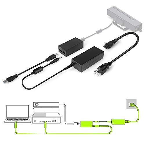 Oussirro Kinect Adapter for X-Box One S/X-Box One X and PC Windows 8/8.1/10