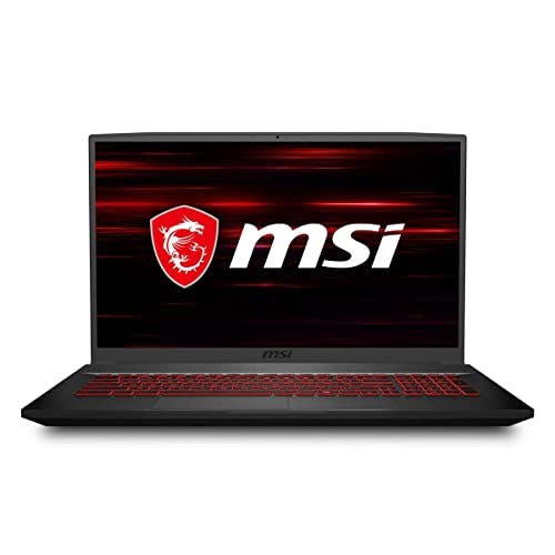 MSI GF75 Gaming Laptop: 17.3" 144Hz FHD 1080p Display, Intel Core i5-10300H, NVIDIA GeForce GTX 1650 Ti, 16GB, 512GB SSD + 1TB HDD, Win10, Black (10SCSXR-619)