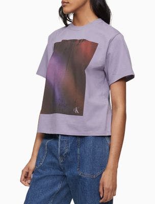 Abstract Graphic Print T-Shirt | Calvin Klein