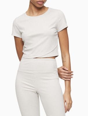 Performance Lifestyle Crossover Front T-Shirt | Calvin Klein