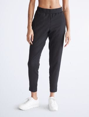 Performance Ribbed Waistband Cropped Pants | Calvin Klein