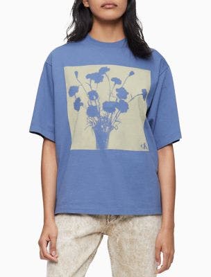 Flower Vase Graphic T-Shirt | Calvin Klein