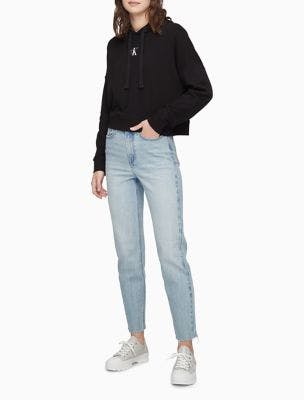 Slim Fit Super High Rise Light Blue Ankle Jeans | Calvin Klein