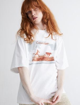 Standards Cowboy Collage Graphic T-Shirt | Calvin Klein