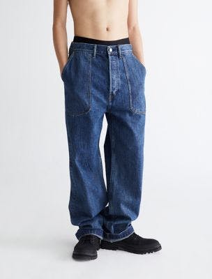 Standards Stone Indigo Deck Jeans | Calvin Klein