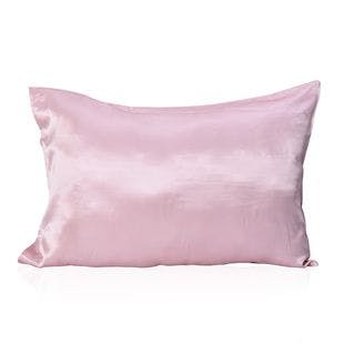 Buy SYMPHONY HOME Pink 100% Mulberry Silk Pillowcase Infused with Hyaluronic Acid & Argan Oil -King at ShopLC.