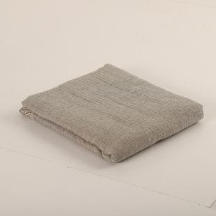 Buy Grey Cotton Muslin Layered Soft and Light Weight Throw Blanket at ShopLC.