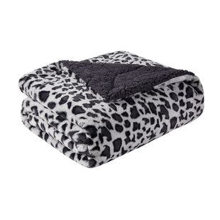 Buy VCNY HOME Faux Fur Black Cheetah Throw at ShopLC.