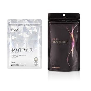 JAPAN FANCL Beauty RISE 30 days + White Force 30 days - Yamibuy