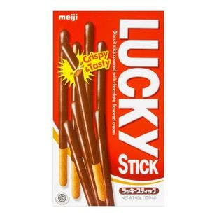 Lucky Chocolate Flavor Biscuit Stick 45g - Yamibuy