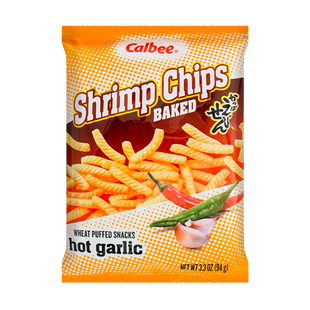 Baked Hot Garlic Shrimp Flavored Chips 94g - Yamibuy