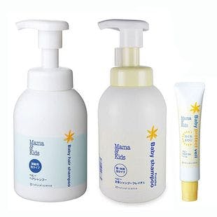 MAMA & KIDS baby hair shampoo 370ml+baby face and body shampoo 460ml+baby protect veil 18g - Yamibuy