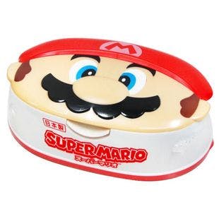 LEC Super Mario Face Type Case Wet Tissue 80sheets - Yamibuy