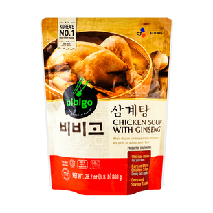 CJ Korean Traditional Chicken Soup Stew with Ginseng 800g - Yamibuy