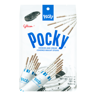 POCKY Cookies Cream Covered Biscuit Sticks Family Pack 9 Packs - Yamibuy