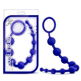 BLUSH NOVELTIES Luxe - Silicone 10 Beads Blue - Yamibuy