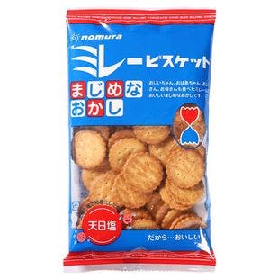 Japan Nomura Biscuits Light Salt Flavor Miller Crisp Small Round Cake Casual Snacks 130g - Yamibuy