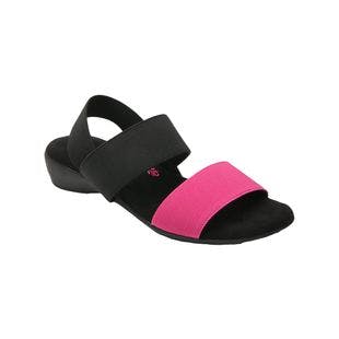 Ros Hommerson Black & Fuchsia Melissa Sandal - Women | Best Price and Reviews | Zulily