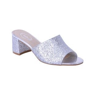 Selina Silver Glitter Sandal - Women | Best Price and Reviews | Zulily