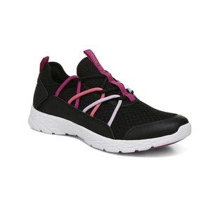 Vionic Black & Pink Strappy Zeliya Sneaker - Women | Best Price and Reviews | Zulily