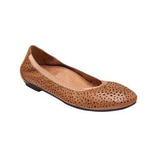 Vionic Toffee Robyn Leather Flat - Women | Best Price and Reviews | Zulily