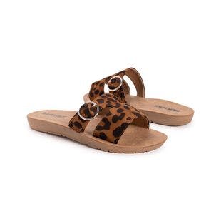 Muk Luks Brown Leopard About You Sandal - Women | Best Price and Reviews | Zulily