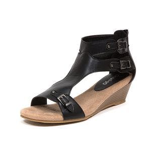 Cloud 90 Black Softy Gladiator Sandal - Women | Best Price and Reviews | Zulily