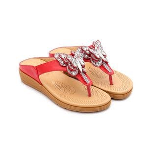 PAOTMBU Red Butterfly Sandal - Women | Best Price and Reviews | Zulily