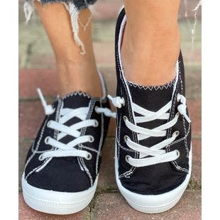 BUTITI Black Sneaker - Women | Best Price and Reviews | Zulily