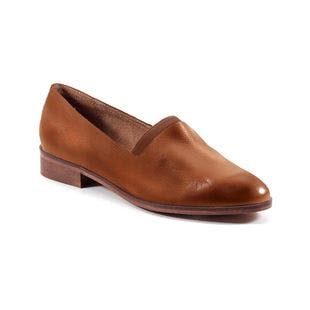 Diba True Tan Nine Pin Leather Loafer - Women | Best Price and Reviews | Zulily