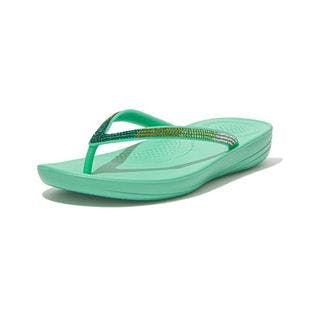 FitFlop Mint Green Ombré Sparkle iQushion™ Sandal - Women | Best Price and Reviews | Zulily