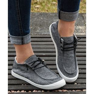 ROSY Deep Gray Canvas Sneaker - Women | Best Price and Reviews | Zulily