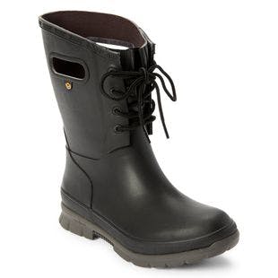 Bogs Black Amelia Lace-Up Rain Boot - Women | Best Price and Reviews | Zulily