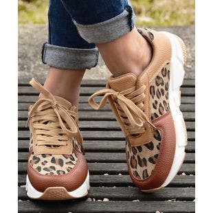ROSY Brown & Beige Leopard Sneaker - Women | Best Price and Reviews | Zulily