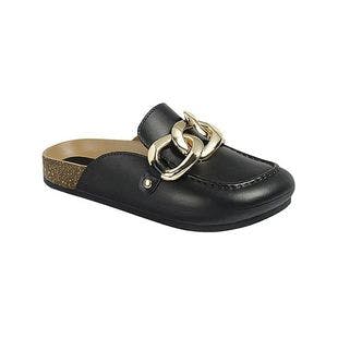 Forever Black Chain Loafer Mule - Women | Best Price and Reviews | Zulily