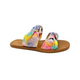 Bamboo Purple Tie-Dye Knot-Strap Full Moon Sandal - Women | Best Price and Reviews | Zulily