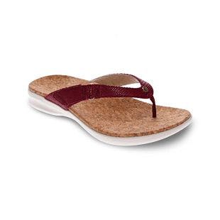Revere Shoes Cherry Snake-Embossed Napoli Leather Flip-Flop - Women | Best Price and Reviews | Zulily