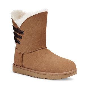 UGG® Brown Constantine Ribbon-Accent Boot - Women | Best Price and Reviews | Zulily