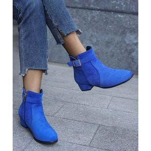BUTITI Blue Buckle Ankle Boot - Women | Best Price and Reviews | Zulily