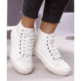 YASIRUN White Hi-Top Sneaker - Women | Best Price and Reviews | Zulily