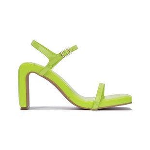 Cape Robbin Green Chunky-Heel Square-Toe Sandal - Women | Best Price and Reviews | Zulily