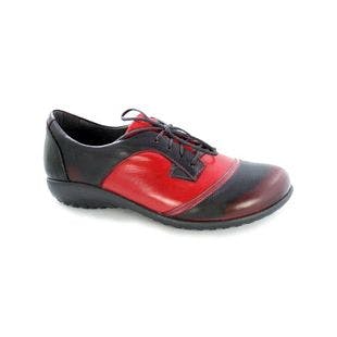 NAOT Poppy & Volcano Red Harore Koru Leather Oxford - Women | Best Price and Reviews | Zulily