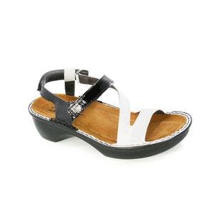 NAOT Black & White Tuscany Cosmopolitan Sandal - Women | Best Price and Reviews | Zulily