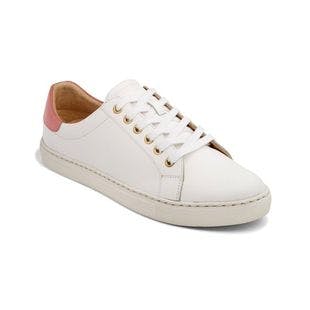 Jack Rogers White & Rose Rory Leather Sneaker - Women | Best Price and Reviews | Zulily