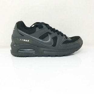 Nike Boys Air Max Command Flex 844346-002 Black Running Shoes Lace Up Size 6.5 Y | Ebay