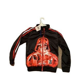 Adidas Star Wars Small Black Red Darth Vader Full Zip Track Jacket Boys for sale online | eBay