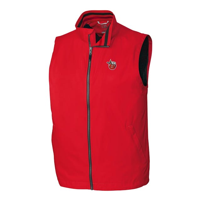 Men's Fort Wayne TinCaps Cutter & Buck Red Big & Tall Nine Iron Full-Zip Vest | MLB Shop