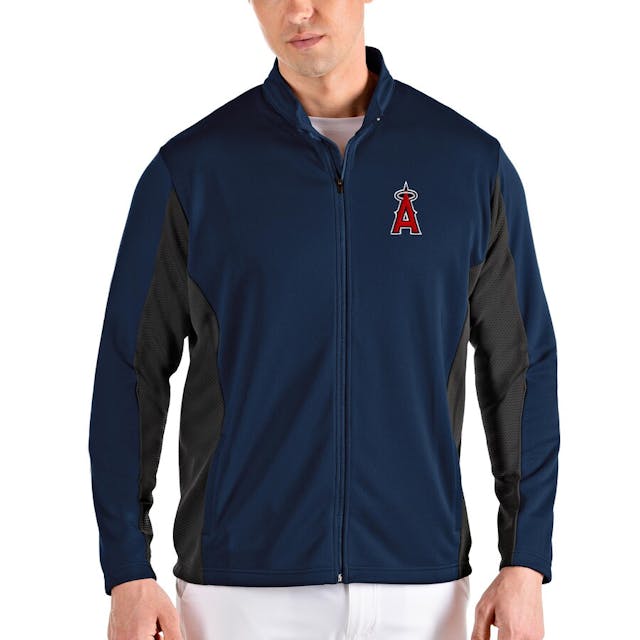 Men's Los Angeles Angels Antigua Navy Passage Full-Zip Jacket | MLB Shop