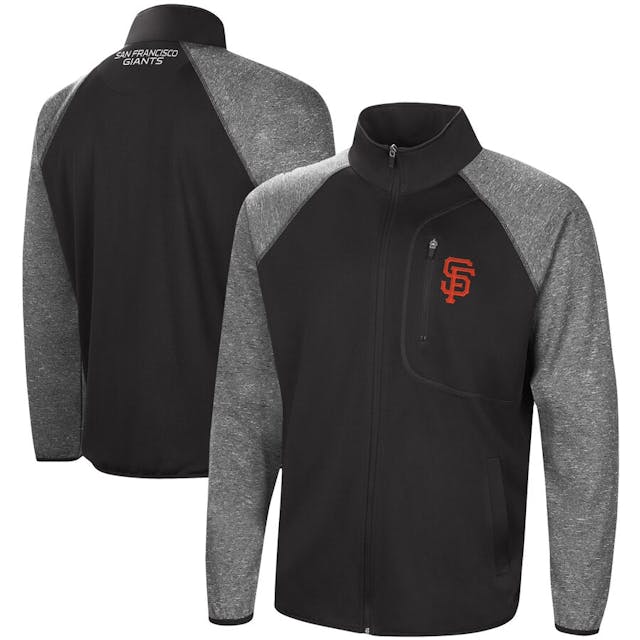 Men's San Francisco Giants G-III Sports by Carl Banks Black Freestyle Transitional Raglan Full-Zip Jacket | MLB Shop